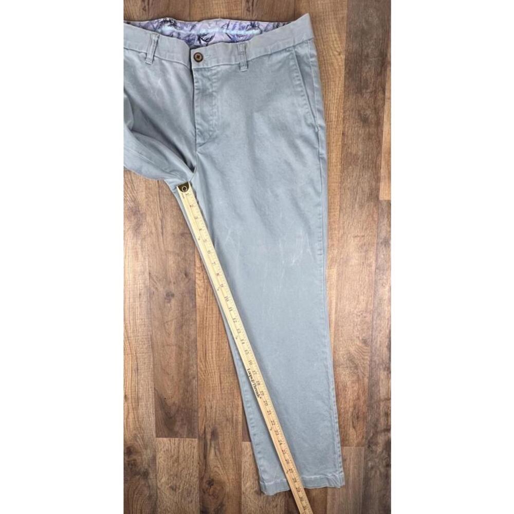 Tommy Bahama Boracay Island Chino Flat Front Garment Dyed Blue 35x30 (36x29) - Picture 6 of 10